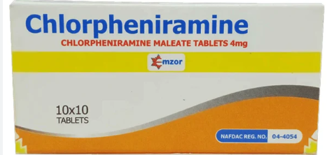 Chlorpheniramine Maleate Tablets (Piriton)