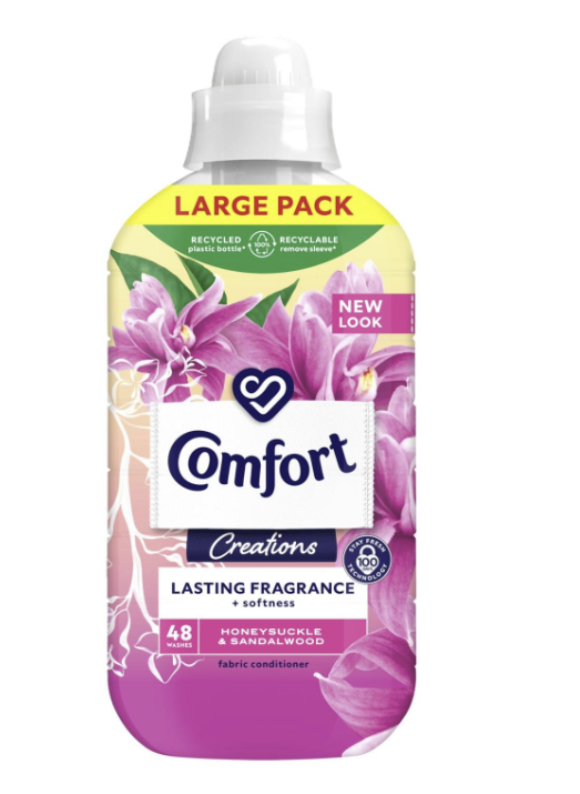 Comfort Creations Honeysuckle & Sandalwood Fabric Conditioner  1440 ml