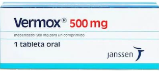 Vermox (Mebendazole) 500 mg Tablet