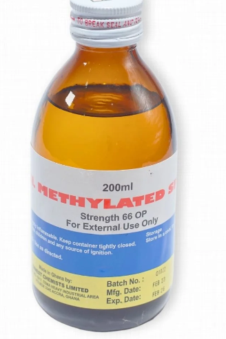 METHYLATED SPIRIT 200ML ECL