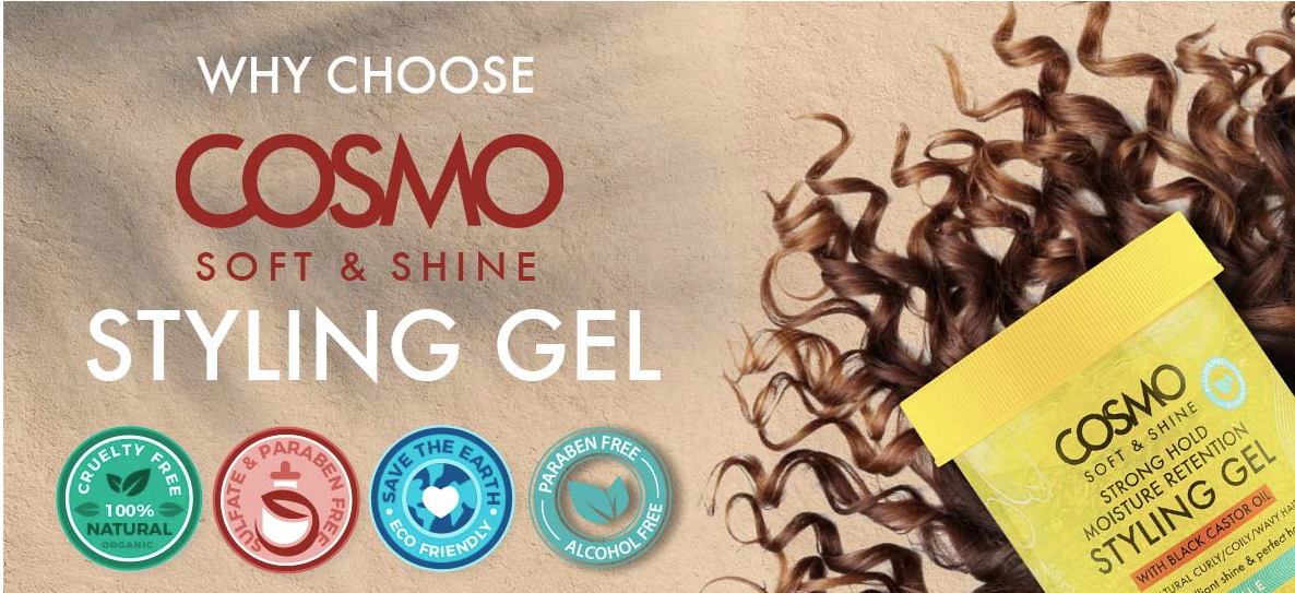 WHOLE SALE (36 PER CARTON)  STRONG HOLD MOISTURE RETENTION STYLE - 450GM COSMO SOFT & SHINE (ARABIC LABEL) (COSMO SERIES) [COM33101994]